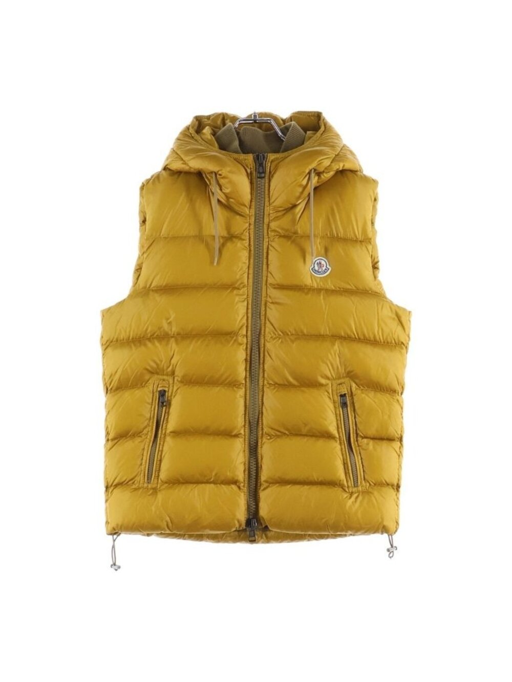 Moncler Bartholome Hoodie Down Vest Mustard Yellow